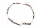 9ct Yellow Gold Fancy Bracelet 9 Inch