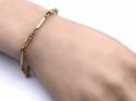 9ct Yellow Gold Fancy Bracelet 9 Inch