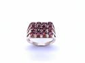 9ct Garnet Pave Ring