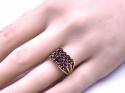 9ct Garnet Pave Ring