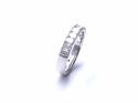 Platinum Emerald Cut Diamond Eternity Ring 1.00ct