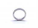 Platinum Emerald Cut Diamond Eternity Ring 1.00ct