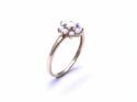 9ct Yellow Gold Opal Cluster Ring