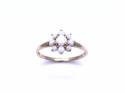 9ct Yellow Gold Opal Cluster Ring