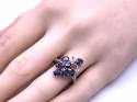 9ct Sapphire & Diamond Dress Ring