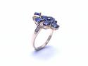 9ct Sapphire & Diamond Dress Ring