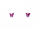 9ct Yellow Gold Butterfly Stud Earrings