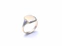 9ct Yellow & White Gold Signet Ring