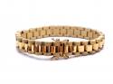 9ct Watch Style Bracelet 6 Inch