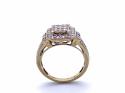 9ct Yellow Gold Diamond Cluster Ring