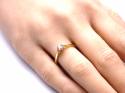 18ct Yellow Gold Diamond Solitaire Ring