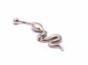 9ct Moveable Snake Belly Bar