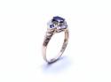 9ct Sapphire & Diamond Ring