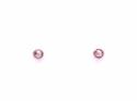 9ct Rose Gold Polo Shaped Stud Earrings