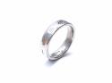 9ct white Gold Diamond Wedding Ring