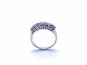 9ct White Gold Diamond Cluster Ring