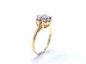 18ct Yellow Gold Cluster Ring 0.75ct