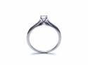 9ct White Gold Diamond Solitaire Ring