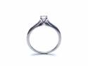 9ct White Gold Diamond Solitaire Ring