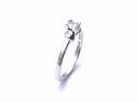 18ct White Gold Diamond Solitaire Ring