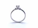 18ct White Gold Diamond Solitaire Ring