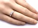 18ct White Gold Diamond Solitaire Ring