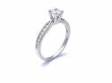 Platinum Diamond Solitaire Ring