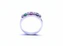 14ct Sapphire, Ruby, Emerald & CZ Ring