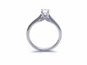 Platinum Diamond Solitaire Ring