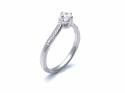 Platinum Diamond Solitaire Ring