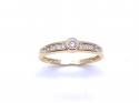 18ct Diamond Ring Est 0.30ct