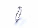 18ct White Gold Diamond Solitaire Ring