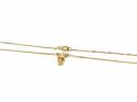 9ct Yellow Gold Diamond Necklet