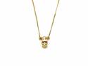 9ct Yellow Gold Diamond Necklet