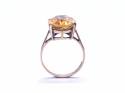 9ct Yellow Gold Citrine Solitaire Ring