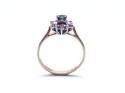 18ct Emerald & Diamond Cluster Ring