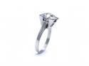 Platinum Old Cut Diamond Solitaire Ring