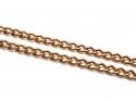 9ct Rose Gold Padlock Pendant & Chain