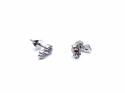 18ct White Gold Diamond Stud Earrings