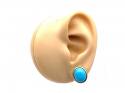 Synthetic Turquoise Stud Earrings