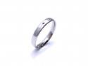 Platinum Slight Court Wedding Ring 3mm