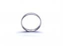 Platinum Slight Court Wedding Ring 4mm