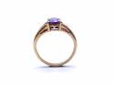 9ct Amethyst Solitaire Ring