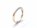 9ct Yellow Gold Diamond 5 Stone Ring