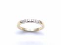 9ct Yellow Gold Diamond 5 Stone Ring