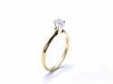 18ct Yellow Gold Solitaire Ring