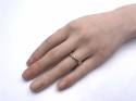 18ct Yellow Gold Diamond Crossover Ring