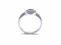 9ct White Gold Diamond Solitaire Ring