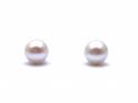 9ct White Gold Pearl & Diamond Earrings 0.51ct