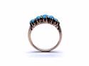 9ct Rose Gold Turquoise 5 Stone Ring